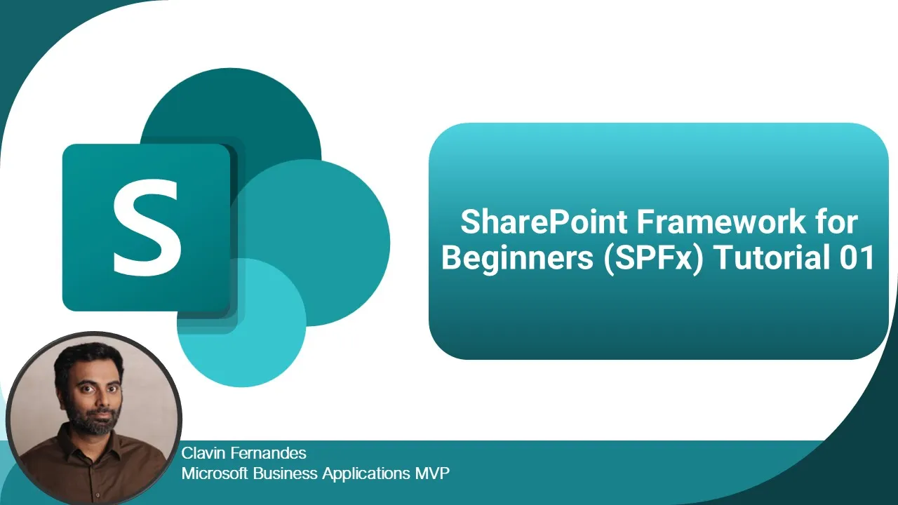 SharePoint Framework Tutorial